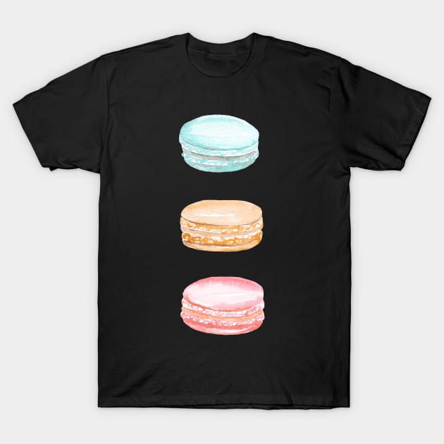 Colorful Macaroons Macarons T-Shirt by NatureGlow